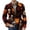 Earthy Yellow, variant on Halloween Full Print Casual Suit Coat For Men Dark Contrast Mixed Halloween Icons Full Sleeve Print Soft Loose Daily Party Blazer Dark Purple 2XL