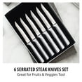 thumbnail image 3 of Rada Cutlery 6-Piece Serrated Steak Knife Set, 3 of 4