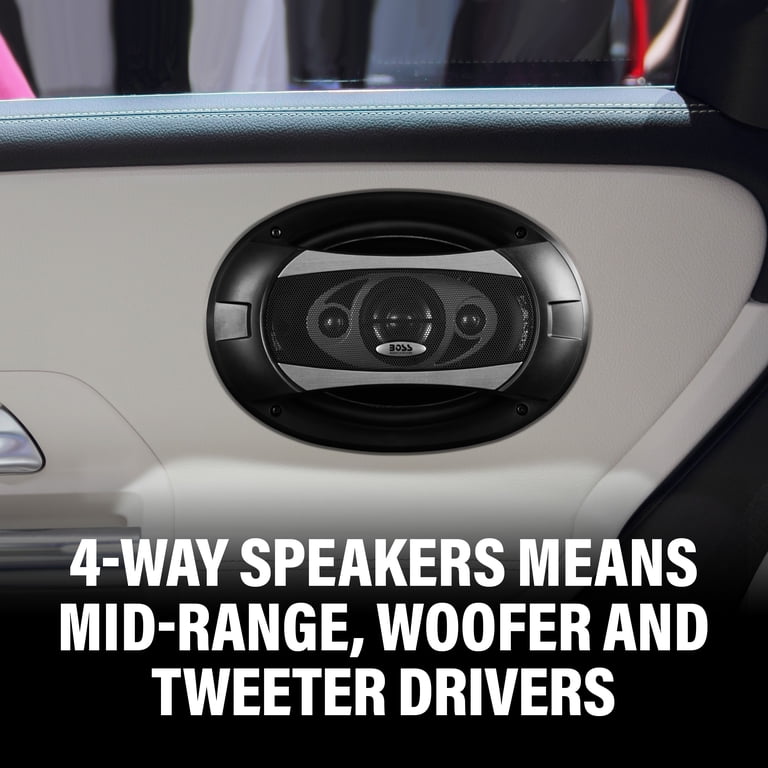 BOSS Audio Systems P69.4C 6” x 9” Car Speakers, 800 Watts, Full