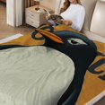 thumbnail image 2 of FCXZI Penguin Flannel Blanket Soft Warm Durable Multi-Purpose Gift 60*80in, 2 of 7