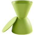 thumbnail image 2 of Hawthorne Collections Tabouret de Rangement Contemporain en Plastique 17 Pouces Vert, 2 of 4