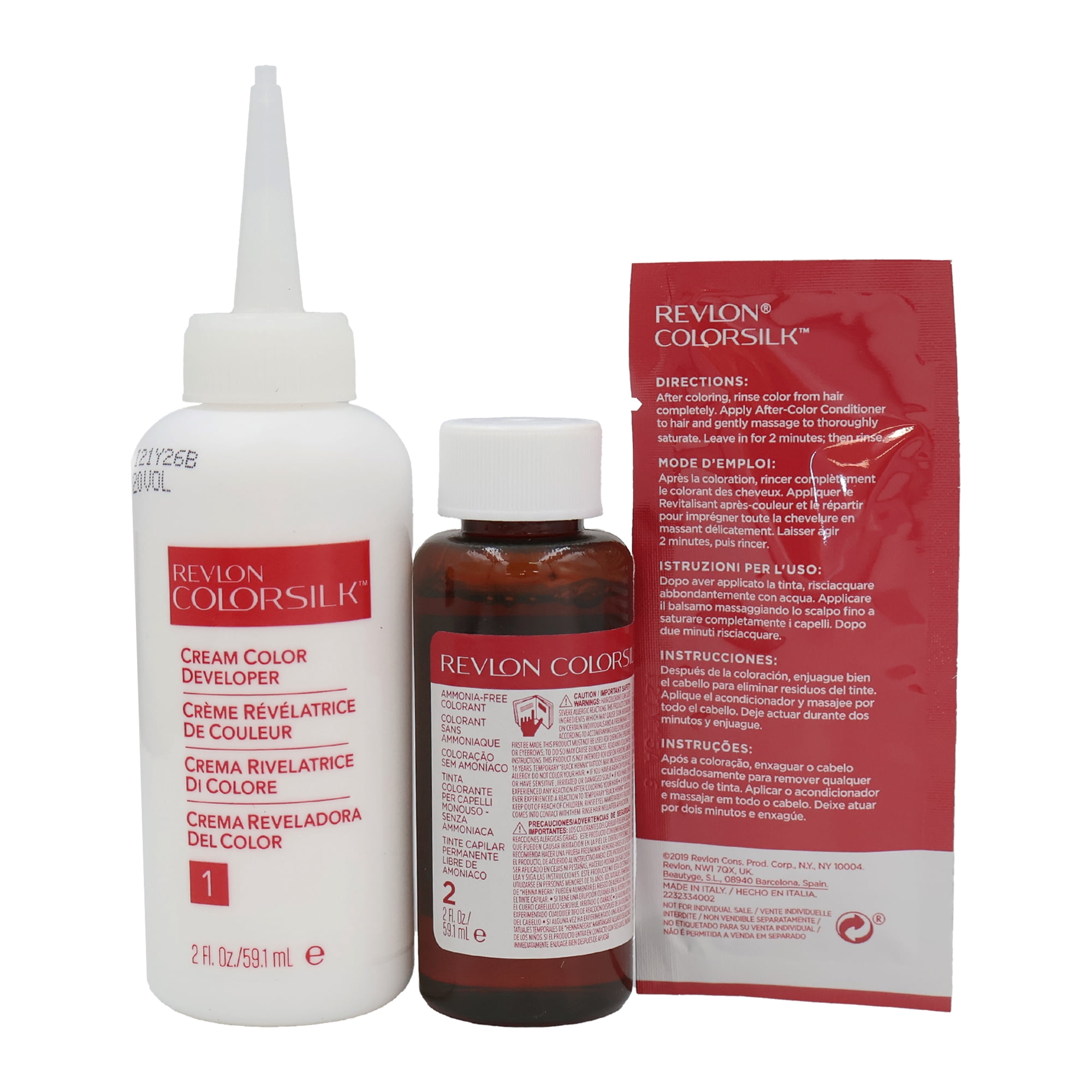 Revlon Colorsilk Beautiful Color, Permanent Hair Dye with Keratin