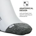 thumbnail image 4 of Feetures Elite Light Cushion No Show Tab Ankle Socks - Sport Sock with Targeted Compression - White, S (1 Pair), 4 of 6