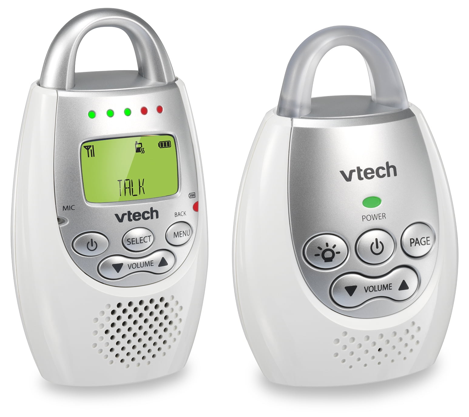 Vtech Safe & Sound Digital Audio Baby Monitor 2 Way Talk DECT 6.0 DM221 White 