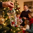 thumbnail image 4 of LEFXSMR Transparent Christmas Stockings, 3.93" Embossed Hanging Christmas Stocking, Stockings Christmas Decorations for Party Supplies Kids Gifts, 4 of 7