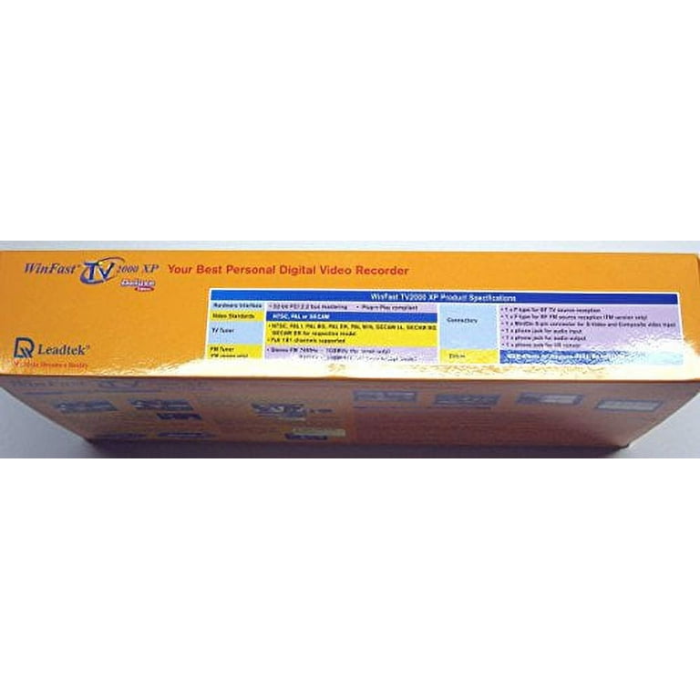 WinFast TV2000 XP Deluxe パソコン TVキャプチャー WinFast