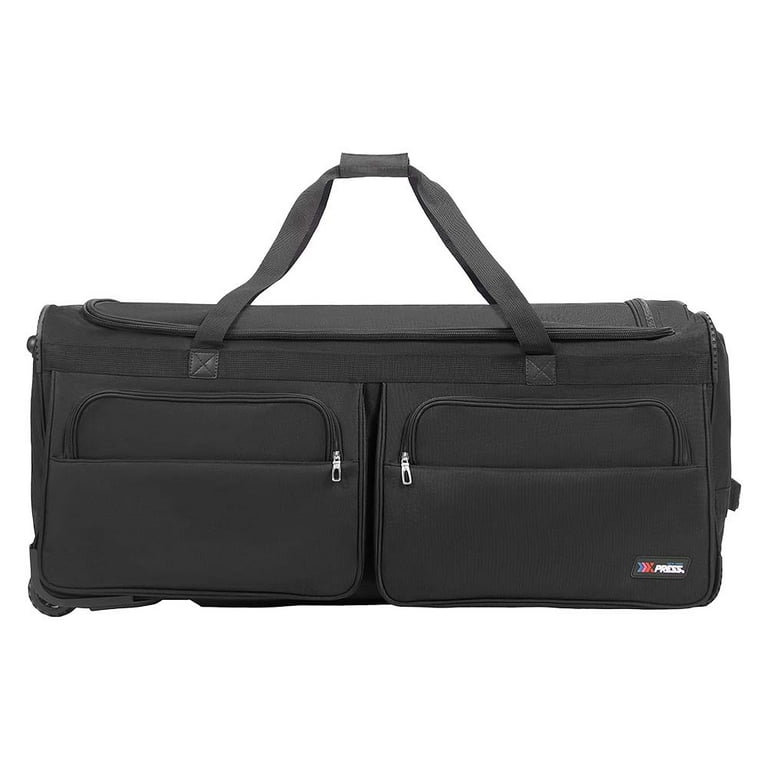 New York Xpress 42 Inch Rolling Duffle Bag with Wheels, Extra