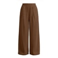 thumbnail image 4 of Admvng Women's Linen Pants Casual Summer Breathable Trousers with Pockets, 4 of 5