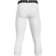 thumbnail image 3 of Pantalones de compresión Under Armour HeatGear 3/4 White Black L, 3 of 4
