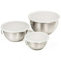 Stainless Steel Bowls with Lids