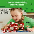 thumbnail image 4 of LEGO Minecraft The Mooshroom House Toy Figures and Playset - Building Minecraft Toy for Kids, Boys and Girls, Ages 8+ - with Steve and Other Figures for Pretend Play - Gift Idea for Birthdays - 21270, 4 of 9