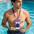 thumbnail image 3 of Universal Waterproof Floating Cell Phone Dry Bag Clear Touch Sensitive Phone Pouch Detachable Lanyard Multi Color Water Proof Case for Beach Pool Lake Water Sports Vacation, 3 of 6