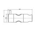 thumbnail image 5 of Soporte para cabezal de ducha WEIHJMXG plateado, 5 of 5