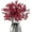Red, variant on Babys Breath 8 Bundle Real Touch Artificial Flowers Fake Silk Flower Gypsophila Wedding Party Decoration Home Decor(Burgundy)