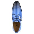 thumbnail image 4 of LIBERTYZENO Formal Shoes for Men Genuine Leather Monk strap Oxford Style Dress Shoes, Blue, 13, 4 of 7