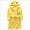 Yellow 0626, variant on Boys Girls Kids Thick Coral Fleece Bathrobe,Warm Cozy Hooded Robe with Adjustable Belt,Cute Print,for Boys Girls Toddlers 2-12T for Cold Weather Kids Pajamas,Pink,Size 5-6T