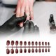 thumbnail image 5 of Uñas postizas Seitruly 24 piezas de ataúd sólidas usables DIY Artificial acrílicas Tipo20, 5 of 5