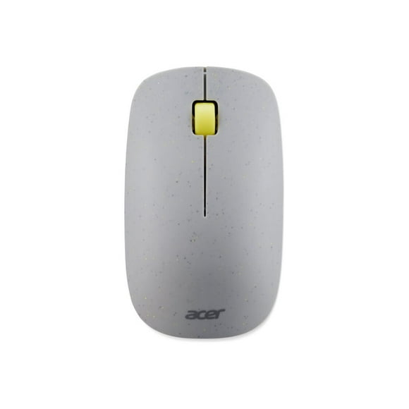 Acer Vero Macaron AMR020 - Souris - Droitier et Gaucher - Optique - 3 Boutons - Sans Fil - 2,4 GHz - Gris - Vente au Détail