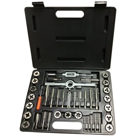 

3.00mm - 12.00mm Carbon Steel Tap and Die Set with Round Die DWT40PC-MM-ROUND
