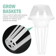thumbnail image 3 of UPKOCH Gardening Planting Baskets Hydroponic Planter Round White for Plant Enthusiasts 1 Set, 3 of 8
