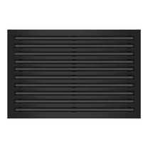 BUILDMART - 30x20 Modern AC Vent Cover - Decorative Black Aluminum Air Vent - Standard Linear Slot Diffuser - Heating and Cooling Register Grille for Ceiling, Walls & Floors - Texas Buildmart