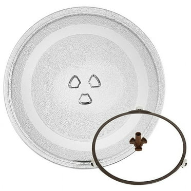 Universal Microwave Glass Plate Turntable Plate, Round Cover Replacement 24.5cm