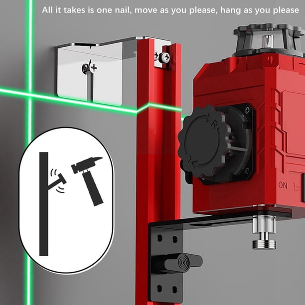 Soporte de montaje en pared de nivel Adaptador de nivel Fácil instalación Piezas de rendimiento estable Accesorios Soporte de nivelación Soporte de 30 centímetros