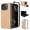 Gold, variant on Slim Case Compatible with Google Pixel 9 Pro Fold / Fold 2, Luxury Shockproof Anti-drop Carbon Fiber Ultra-Thin Lightweight Hinge Protection Shock-resistance Phone Case Cover, Coffee