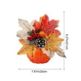 thumbnail image 3 of Kit hecho a mano para calabaza de Halloween en Acción de Gracias | Decoración otoñal reutilizable y duradera de hojas sintéticas de 8,3"x7,9" de plástico multicolor de 8,3"x7,9" | Bar, decoración, 3 of 6