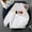 White, variant on jsaierl Hooded Sweatshirt for Women Chicken Graphic Hoodie Top Long Sleeve Lightweight Loose Pullover Sweatshirt with Pocket