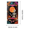 thumbnail image 3 of Halloween Door Hanging Curtain Party Festival Scene Layout Supplies 1Pc 70.87x35.43 Inches, 3 of 5