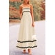 thumbnail image 3 of Vestido PRETTYGARDEN Verano 2025 Maxi Beige Claro XXL, 3 of 8