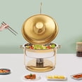 thumbnail image 5 of Chafing Dish Buffet Set, 9.5 Quart Stainless Steel Chafer, Round Buffet Servers and Warmers Set Warming Tray for Entertaining & Catering, 5 of 26