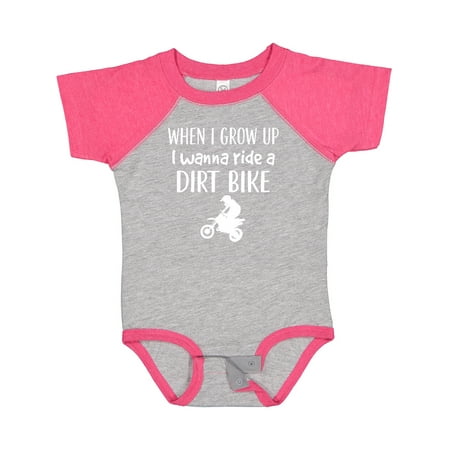 

Inktastic Dirt Biking Motocross Future Dirt Biker Gift Baby Boy or Baby Girl Bodysuit
