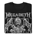 thumbnail image 3 of Megadeth Skeleton Wings Jumbo Print Unisex Sweatshirt - Black - Small, 3 of 5