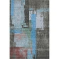 thumbnail image 2 of Addison Rugs Mayfield Premium Machine Washable Transitional Blocks Sky Rectangle Rug, 3' x 5', 2 of 7
