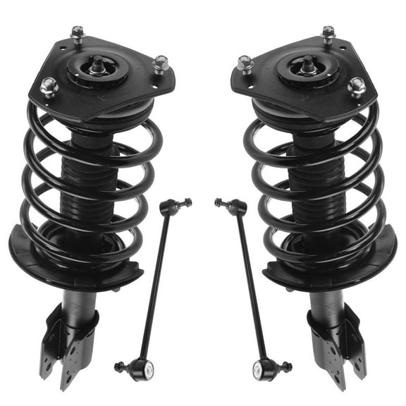 TRQ 4 Piece Suspension Kit Complete Strut & Spring Assemblies Sway Bar End Links PSA56502