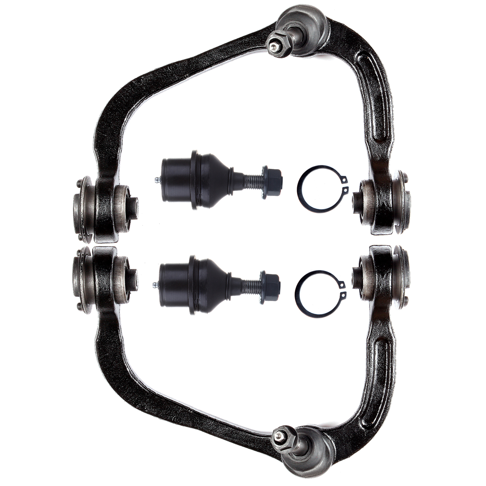 SCITOO 4pcs Suspension Kit Front Lower Ball Joint Front Upper Control