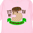 thumbnail image 4 of Inktastic It's My Fifth Birthday Chocolate Ice Cream Boys or Girls Long Sleeve Toddler T-Shirt, 4 of 5