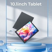 10 inch Tablet Android 15 Tablets, 8GB RAM 32GB ROM 1TB Expandable, Quad-Core Processor Tablet PC, 1280x800 IPS HD Touch Screen, 6000mAh Battery, 2MP+8MP Dual Camera, WiFi6, BT, GMS, Black