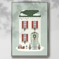 thumbnail image 2 of Festive Front Door IV - Framed Gallery Wrapped Holiday Canvas - 27 x 41 - Silver Frame, 2 of 8