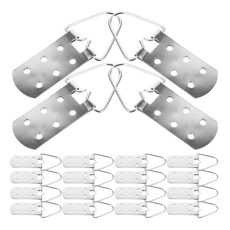 

20 Pcs Frame Hook Hang Pictures Hooks for Walls Big Hanging Ring Coat Hangers Mount Metal