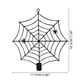 thumbnail image 3 of Seyotauo Spider Web Candles Holders, Spiderweb Taper Candle Holder Sconce, Spiderweb Taper Wall Mounted Candle Holder for Halloween Festival Decorations, 3 of 5