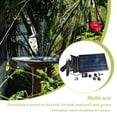 thumbnail image 4 of Solar Fountain Waterfall Pump Outdoor Rotatable 4 Nozzles Landscape Decoration Decorative Pond for Bird Bath Pool Fish Tank 8W, 4 of 7