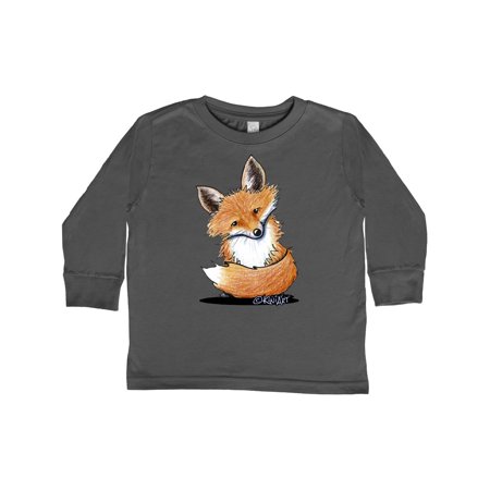 

Inktastic KiniArt Fox Gift Toddler Boy or Toddler Girl Long Sleeve T-Shirt