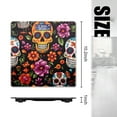 thumbnail image 2 of High Precision Body Weight Scale Smart Bathroom Scales with Large LCD Display(400lbs),Decorative for Bedroom-Colorful Skulls And Flowers, 2 of 4