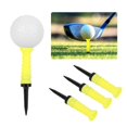 thumbnail image 4 of 3pcs 83mm Yellow Elastic Golf Ball Holders for Golf Training Aids, 4 of 4