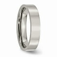 thumbnail image 4 of Titanium Flat 5mm Polished Band Size: 5; for Adults and Teens; for Women and Men, 4 of 6