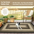 thumbnail image 4 of Homespice Black Mist Primitive Braided Rugs, Perfect as Large Rugs for Living Room and Outdoor Rugs for Patio and Deck - Waterproof, Stain Resistant, and UV Treated - Outdoor Porch Rug, 6x9 Feet, 4 of 8