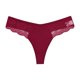 thumbnail image 1 of Panty Sexy Gibobby Ajuste Bragas cómodas encaje algodón para mujer（Rojo， L), 1 of 5